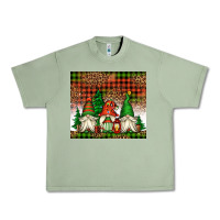 Oil Green Christmas gnomes Urban Heavy Tee - Jasminsmagicworld