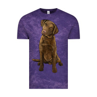 Cloud Purple chesapeake bay retriever Vintage Tee - LillyAllenDesigns