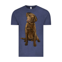 Vintage Denim chesapeake bay retriever Vintage Tee - LillyAllenDesigns