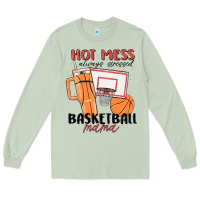 Matcha hot mess always stressed basketball mama Long Sleeve Tee - MaliasSmallBusiness