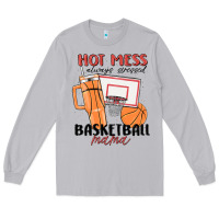 Moon Dust hot mess always stressed basketball mama Long Sleeve Tee - MaliasSmallBusiness