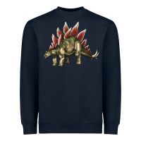 Navy Stegosaurus Heavyweight Sweatshirt - LillyAllenDesigns