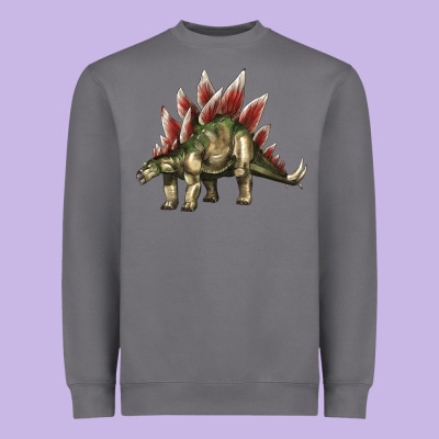 Stegosaurus Heavyweight Sweatshirt Designed By Lillyallendesigns