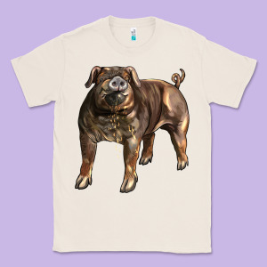 Duroc Pig Classic Tee Designed By Lillyallendesigns