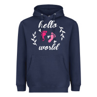 Navy Hello world Heavyweight Hoodie - Bettercallsaul