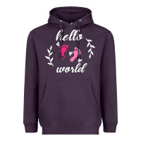 Plum Hello world Heavyweight Hoodie - Bettercallsaul