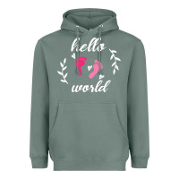 Sage Hello world Heavyweight Hoodie - Bettercallsaul