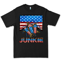 Black American junkie Premium Tee - Neo Western