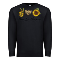 Black Peace Love Sunshine Premium Sweatshirt - Bettercallsaul