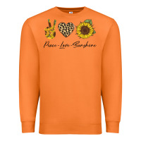 Carrot Peace Love Sunshine Premium Sweatshirt - Bettercallsaul