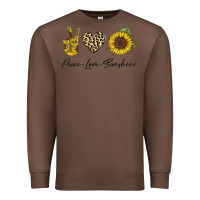 Chestnut Peace Love Sunshine Premium Sweatshirt - Bettercallsaul
