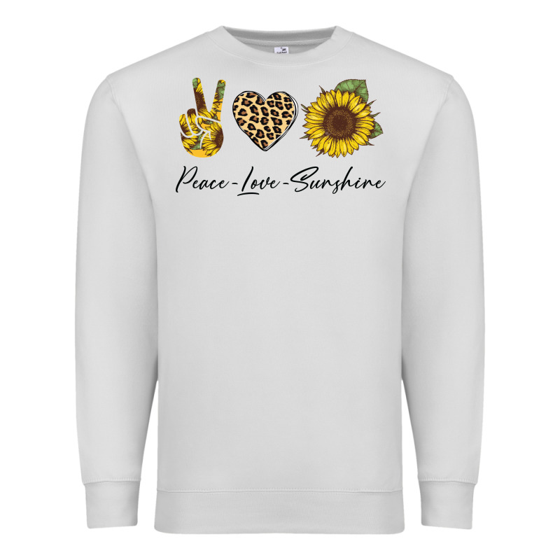 Peace Love Sunshine Premium Sweatshirt by Bettercallsaul | Teevron