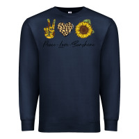 Navy Peace Love Sunshine Premium Sweatshirt - Bettercallsaul