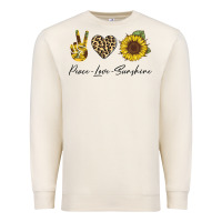 Sandshell Peace Love Sunshine Premium Sweatshirt - Bettercallsaul