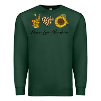 Sports Green Peace Love Sunshine Premium Sweatshirt - Bettercallsaul
