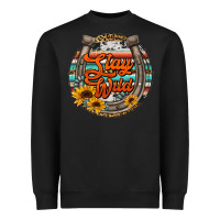 Black stay wild horseshoe Heavyweight Sweatshirt - Jasminsmagicworld