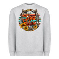 Stay Wild Horseshoe Heavyweight Sweatshirt | Teevron