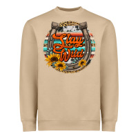 Mushroom stay wild horseshoe Heavyweight Sweatshirt - Jasminsmagicworld