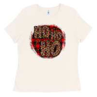 Bone ho ho ho wood slice ornament Ladies Tee - JahusDesignShop