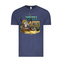 Vintage Denim country mini Vintage Tee - NancyCooperArtShop