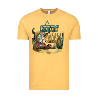 Vintage Mustard country mini Vintage Tee - NancyCooperArtShop