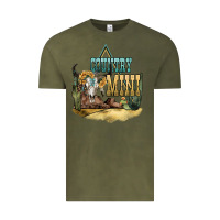 Vintage Olive country mini Vintage Tee - NancyCooperArtShop
