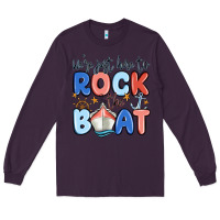 Plum were just here to rock the boat Long Sleeve Tee - MaliasSmallBusiness
