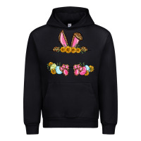 Black Western Easter bunny name frame Urban Hoodie - OliviaCreatesArt