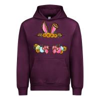 Mauve Wine Western Easter bunny name frame Urban Hoodie - OliviaCreatesArt