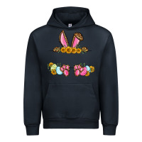 Navy Western Easter bunny name frame Urban Hoodie - OliviaCreatesArt