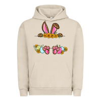 Pigment French Oak Western Easter bunny name frame Urban Hoodie - OliviaCreatesArt