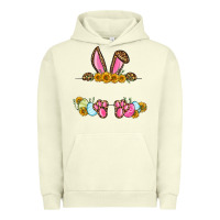 Pigment Pistachio Western Easter bunny name frame Urban Hoodie - OliviaCreatesArt