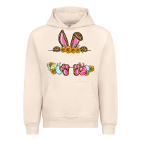 Sandshell Western Easter bunny name frame Urban Hoodie - OliviaCreatesArt