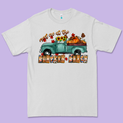 Meet Me Af The Pumpkin Patch Premium Tee Designed By Cowhidedigitalart