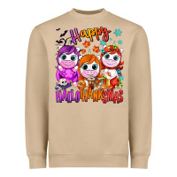 Mushroom Happy Hallothanksmas unicorns Heavyweight Sweatshirt - NancyCooperArtShop
