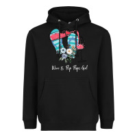 Black Wine Flip Flops Girl Heavyweight Hoodie - Bettercallsaul