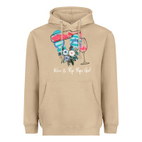 Mushroom Wine Flip Flops Girl Heavyweight Hoodie - Bettercallsaul