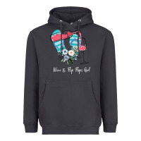Smoke Wine Flip Flops Girl Heavyweight Hoodie - Bettercallsaul