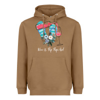 Toasted Coconut Wine Flip Flops Girl Heavyweight Hoodie - Bettercallsaul