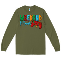 Army Green weekend plans Long Sleeve Tee - JahusDesignShop