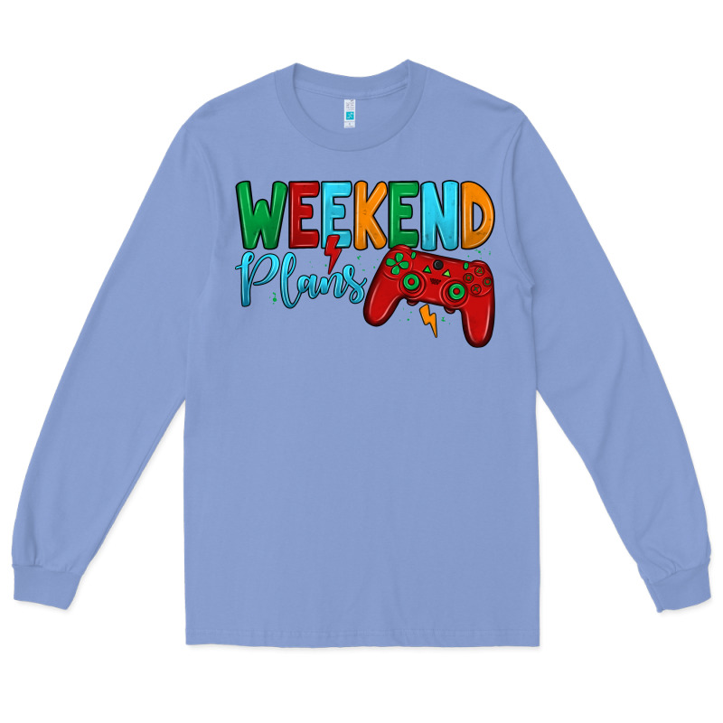 Weekend Plans Long Sleeve Tee by JahusDesignShop | Teevron