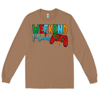 Toasted Coconut weekend plans Long Sleeve Tee - JahusDesignShop