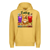 Antique Gold hallothanksmas teacher Premium Hoodie - texasbilliewilder