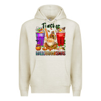 Oatmeal Heather hallothanksmas teacher Premium Hoodie - texasbilliewilder
