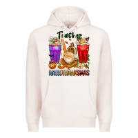 Pale Pink hallothanksmas teacher Premium Hoodie - texasbilliewilder