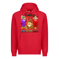 Red hallothanksmas teacher Premium Hoodie - texasbilliewilder