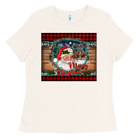 Bone merry christmas santa and farm Ladies Tee - RanaPortraitStore