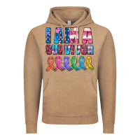 Vintage Coffee i am a survivor with all cancer ribbons Vintage Hoodie - AdoDesignShop