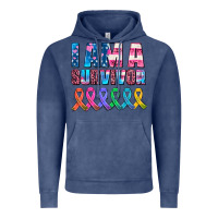 Vintage Denim i am a survivor with all cancer ribbons Vintage Hoodie - AdoDesignShop