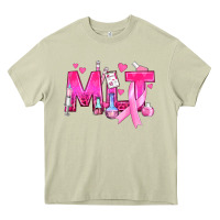 Mossy Medical Laboratory Technician Breast Cancer Heavy Core Tee - texasbilliewilder